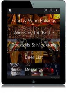 Uncorkd iPad Wine List and Digital Menu For Restaurants