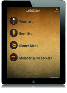 Member Wine Locker iPad App