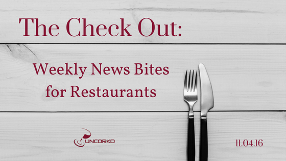 The Check Out Weekly News Bites for Restaurants