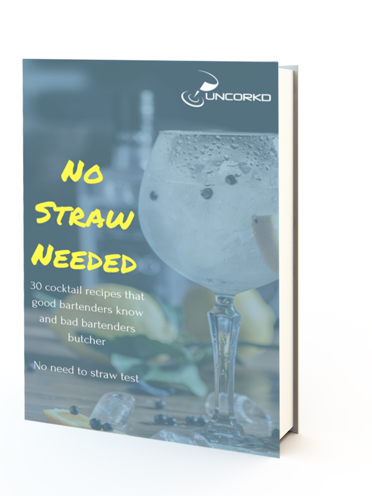 Cocktail Recipe Guide Book for Bartenders