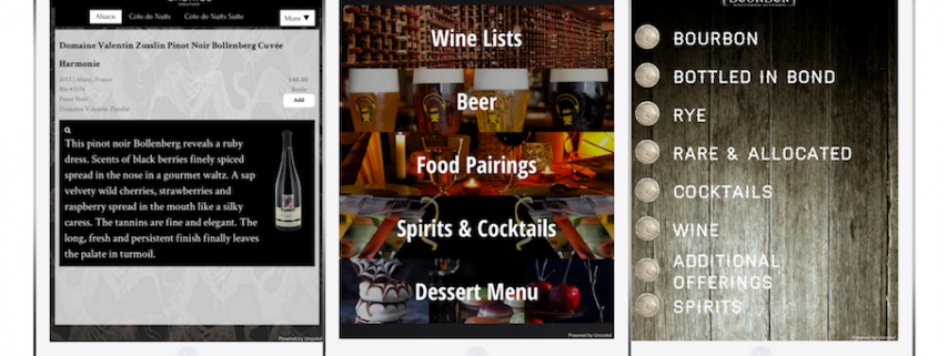 Uncorkd Digital Menus and iPad Wine Lists for Restaurants